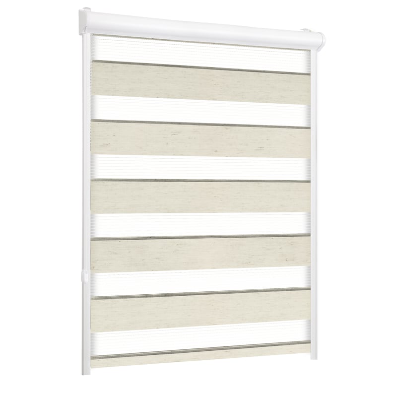 Roleta w kasecie dzień noc Naturale marmur 96 x 220 cm lewa
