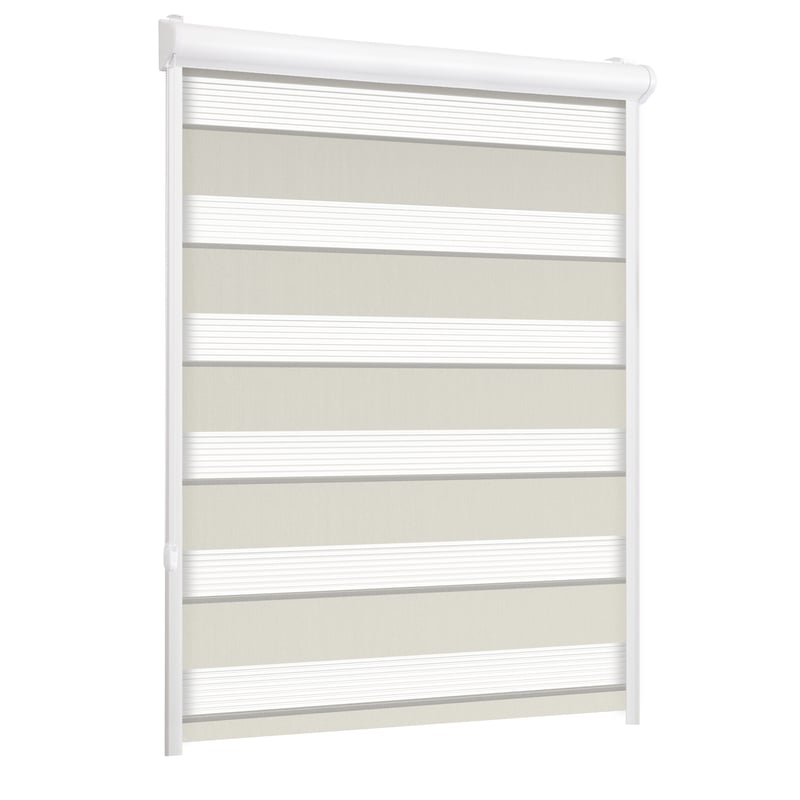 Roleta w kasecie dzień noc Classic lód 103.5 x 220 cm lewa