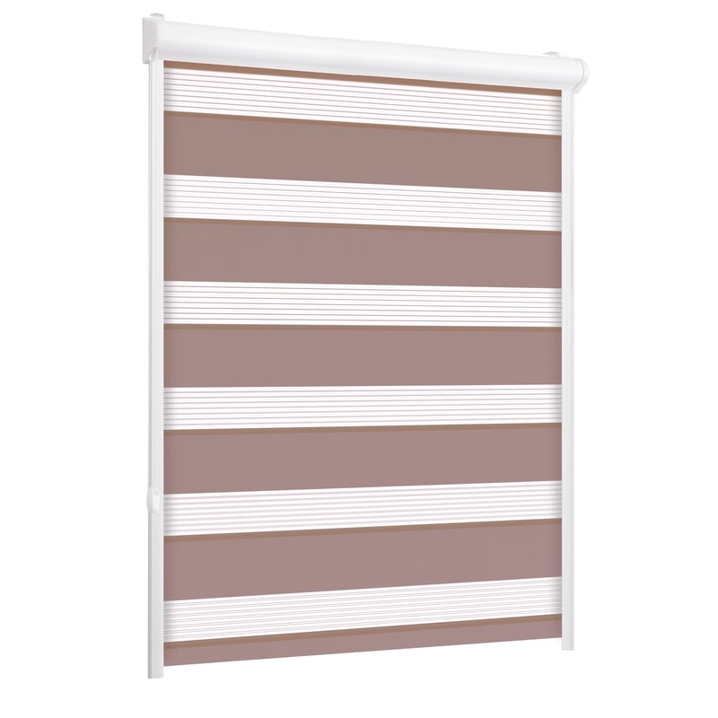 Roleta w kasecie dzień noc Classic wrzos 102 x 150 cm lewa