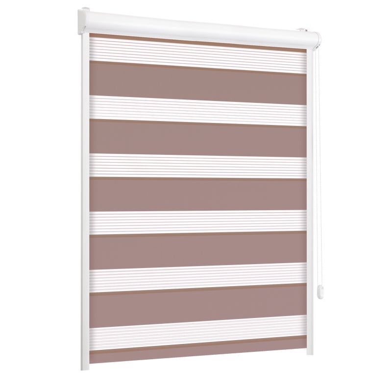 Roleta w kasecie dzień noc Classic wrzos 112.5 x 150 cm prawa