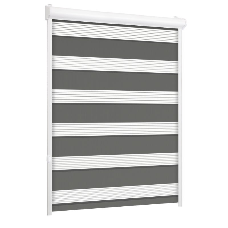 Roleta w kasecie dzień noc Classic stalowa 112.5 x 150 cm lewa