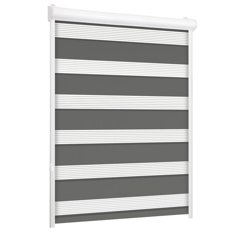 Roleta w kasecie dzień noc Classic stalowa 88.5 x 220 cm lewa