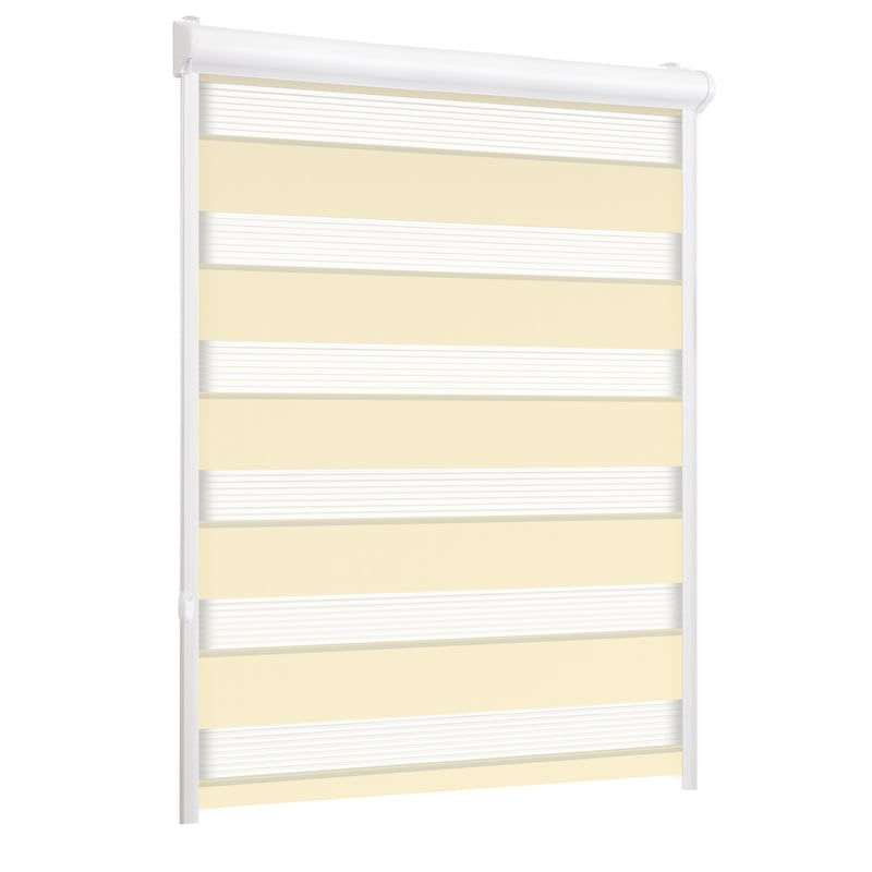 Roleta w kasecie dzień noc Classic wanilia 70.5 x 150 cm lewa