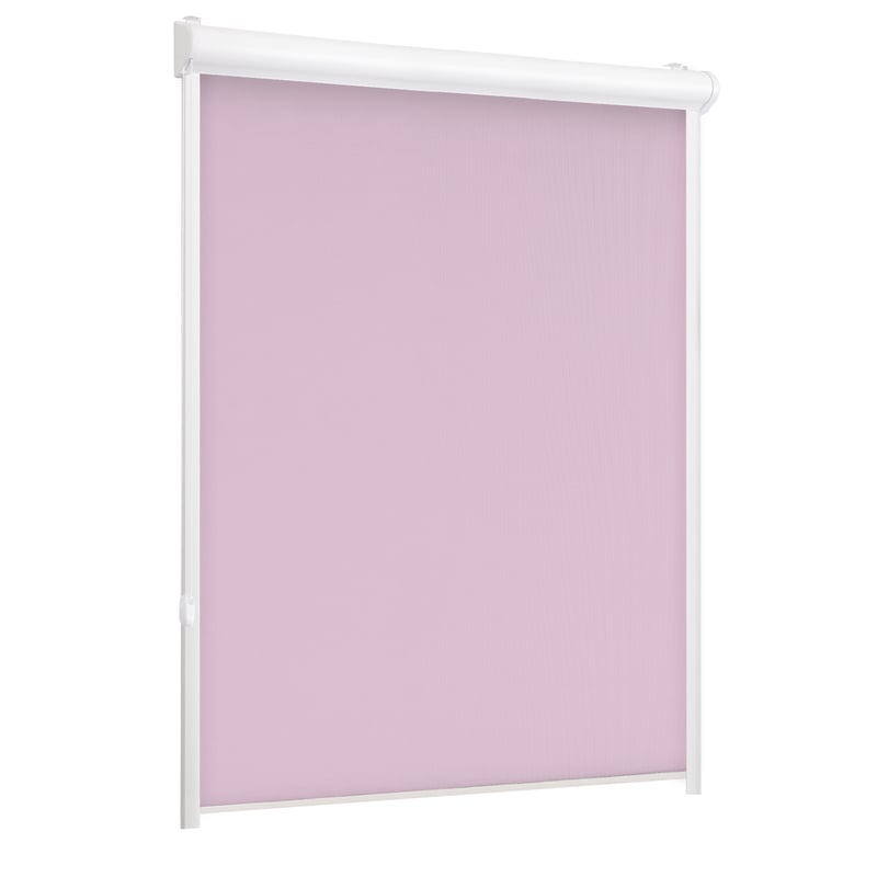 Roleta w kasecie zaciemniająca Silver różowa 73.5 x 150 cm lewa