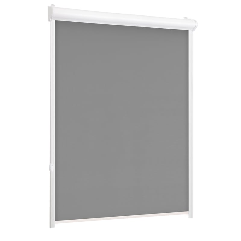 Roleta w kasecie zaciemniająca Silver grafit 82.5 x 220 cm lewa
