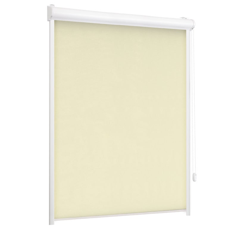 Roleta w kasecie zaciemniająca Silver kremowa 81 x 150 cm prawa