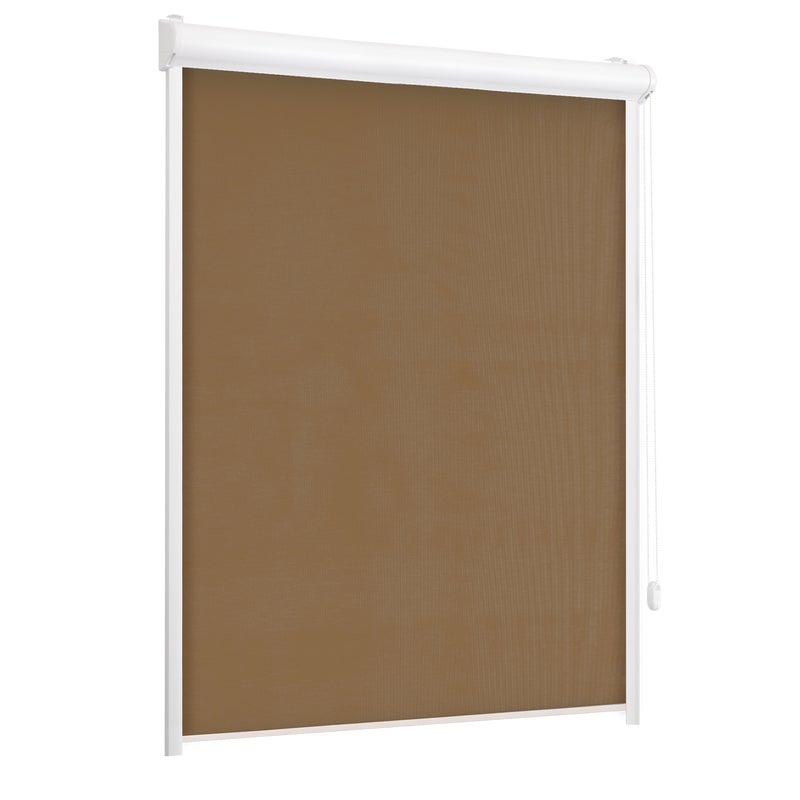 Roleta w kasecie zaciemniająca Silver czekolada 49.5 x 220 cm prawa