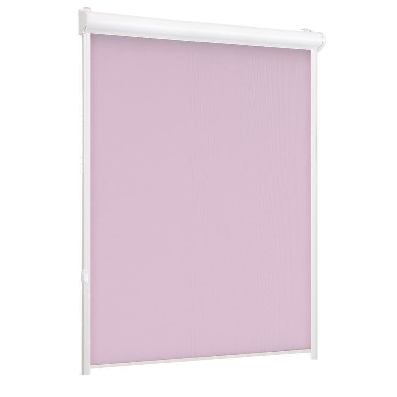 Roleta w kasecie zaciemniająca Silver różowa 61.5 x 150 cm lewa