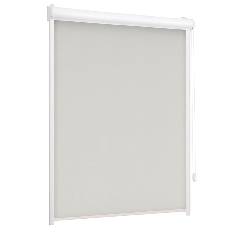 Roleta w kasecie zaciemniająca Silver lód 94.5 x 150 cm prawa