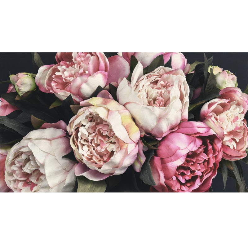 Mural Peony kwiaty peoni 500 x 280 cm delikatna struktura