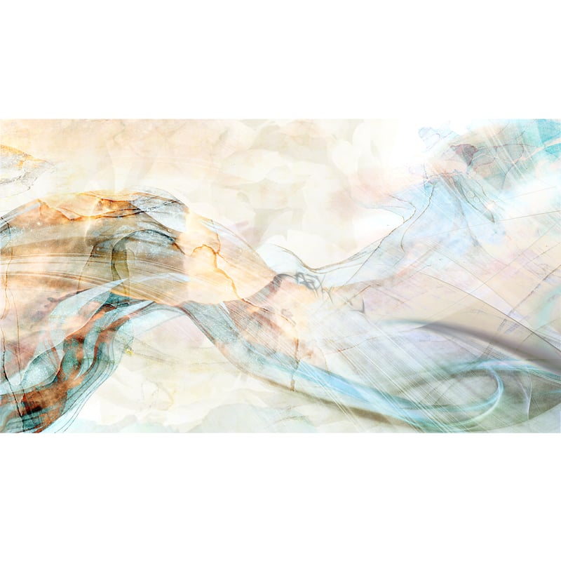 Mural Alpa abstrakcyjny 500 x 280 cm delikatna struktura