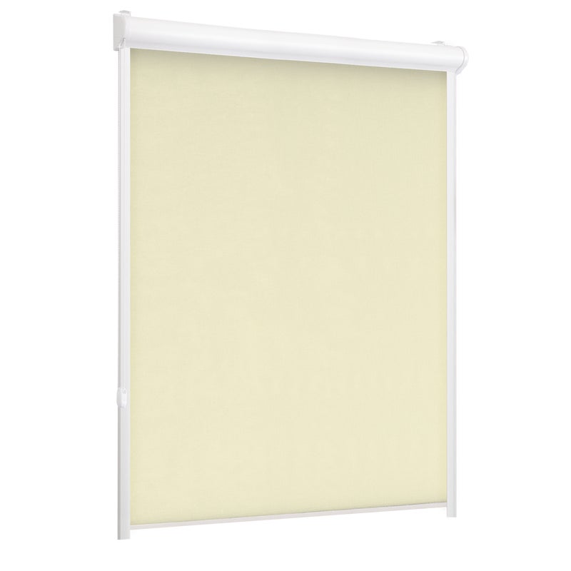 Roleta w kasecie zaciemniająca Silver kremowa 93 x 220 cm lewa