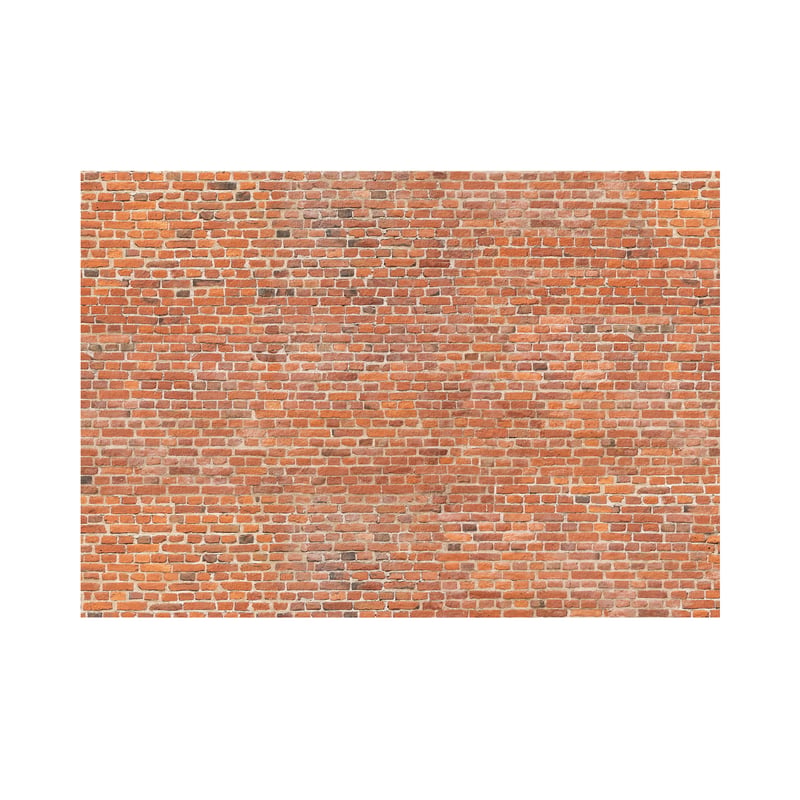 Mural Brick cegła czerwona 400 x 280 cm struktura płótna