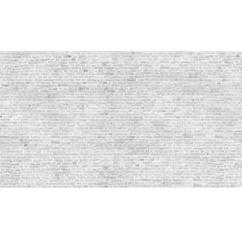 Mural White Brick cegła biała 500 x 280 cm struktura płótna