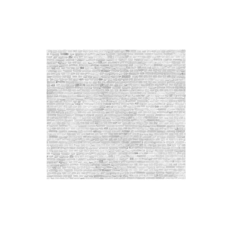 Mural White Brick cegła biała 300 x 280 cm struktura płótna
