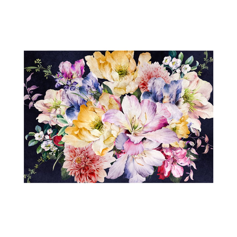 Mural Bouquet kwiaty bukiet 400 x 280 cm struktura płótna