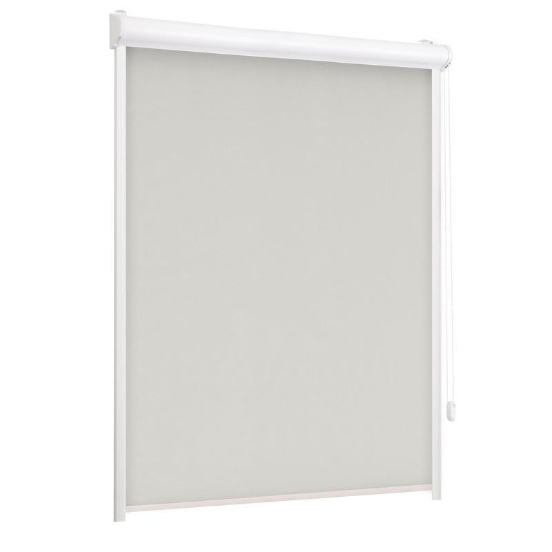 Roleta w kasecie zaciemniająca Silver lód 99 x 150 cm prawa
