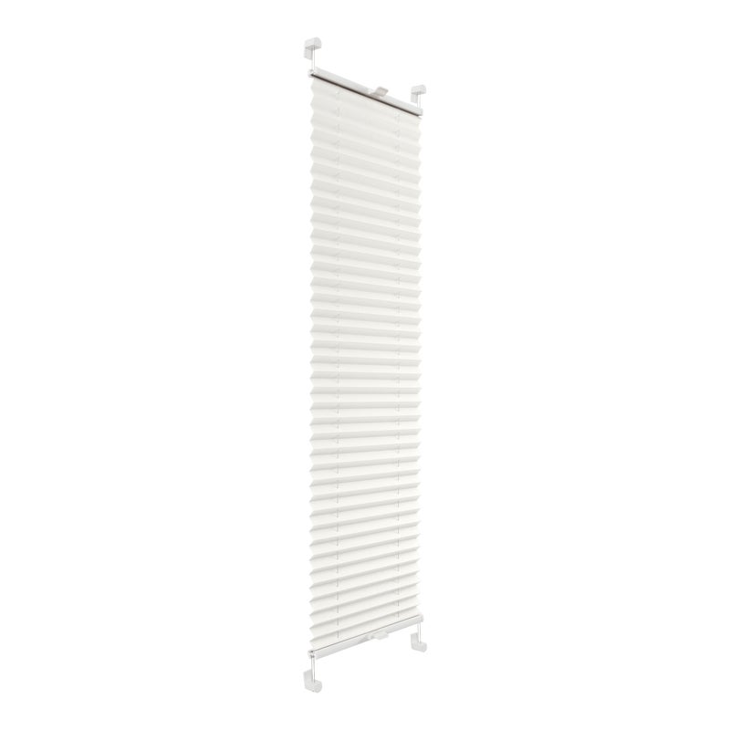 Roleta plisowana zaciemniająca Śnieżnobiały 74 x 140 cm termoizolacyjna