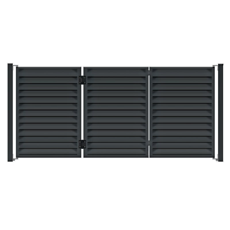 Brama łamana Kreta 4x1,5 m Polbram