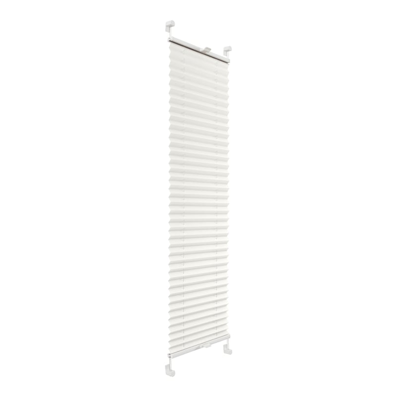 Roleta plisowana zaciemniająca Śnieżnobiała 44 x 220 cm termoizolacyjna