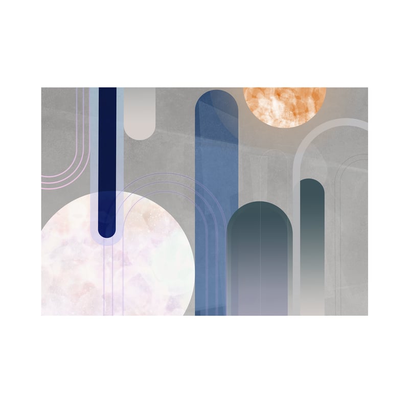 Mural Tiles abstrakcyjny modern 400 x 280 cm struktura Art