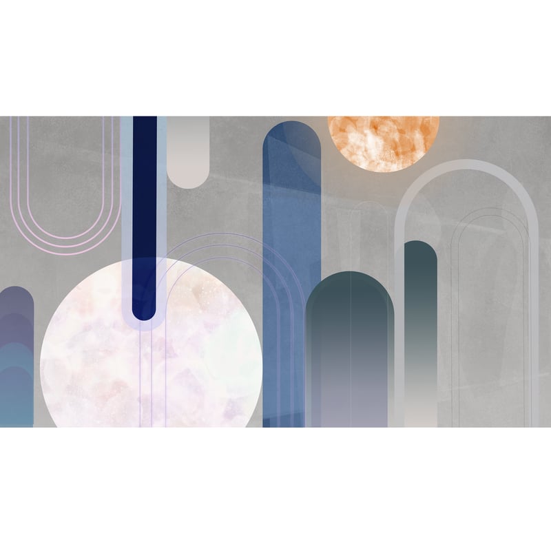 Mural Tiles abstrakcyjny modern 500 x 280 cm struktura Art