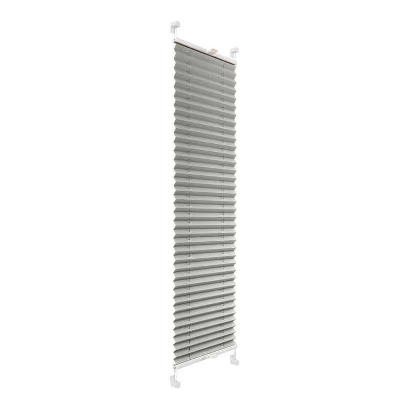 Roleta plisowana zaciemniająca Srebro 90 x 120 cm termoizolacyjna