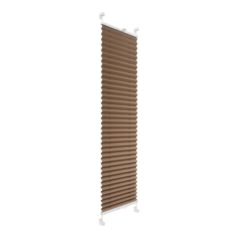Roleta plisowana zaciemniająca Cappuccino 44 x 120 cm termoizolacyjna