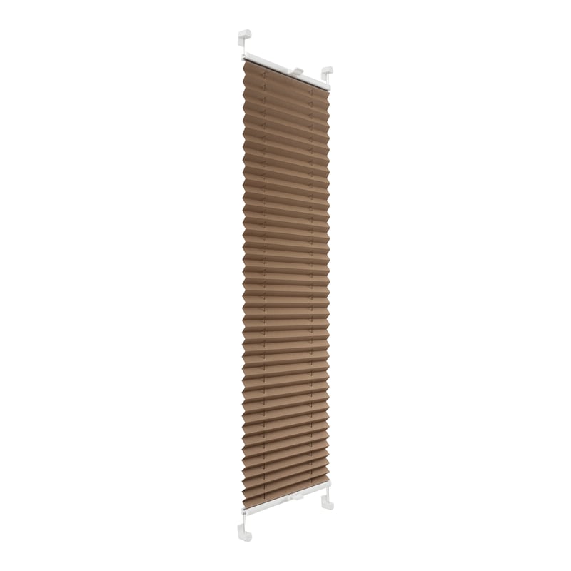Roleta plisowana zaciemniająca Cappuccino 76 x 120 cm termoizolacyjna