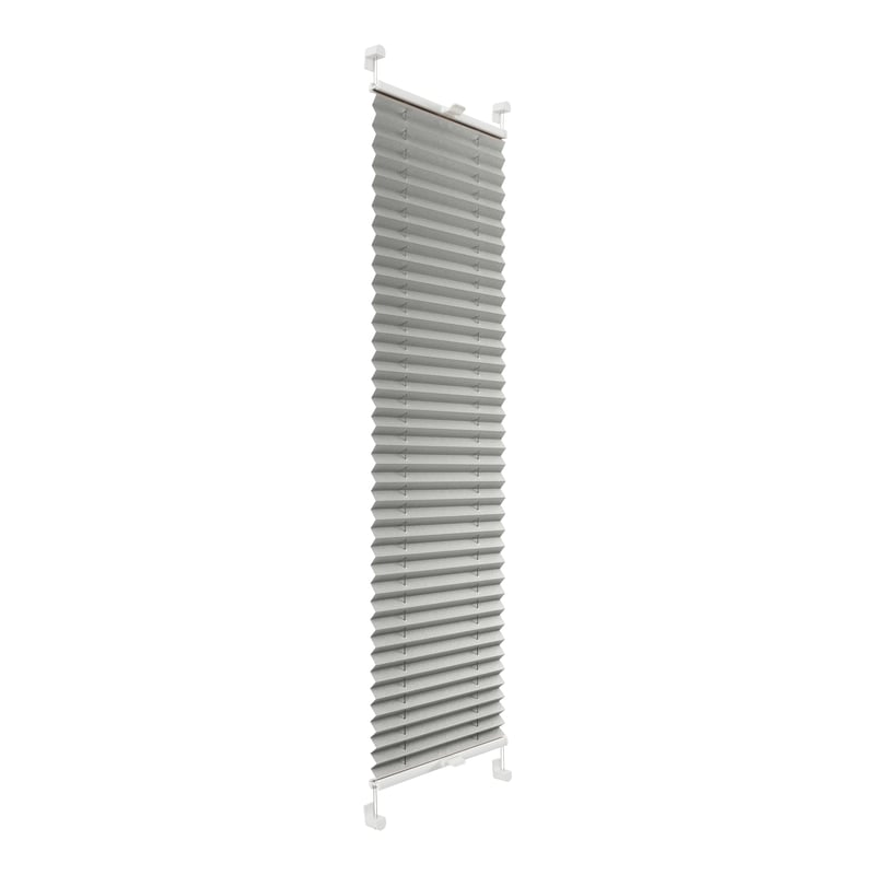 Roleta plisowana zaciemniająca Srebro 60 x 220 cm termoizolacyjna