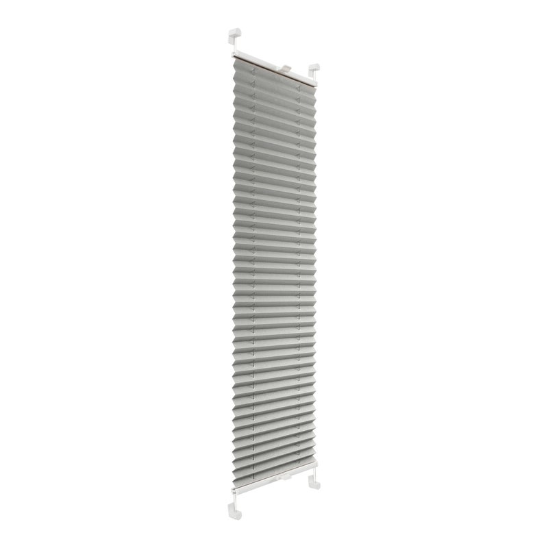 Roleta plisowana zaciemniająca Srebro 112 x 220 cm termoizolacyjna