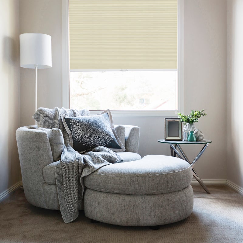 Roleta plisowana Metallic Perłowy 104 x 120 cm z połyskiem