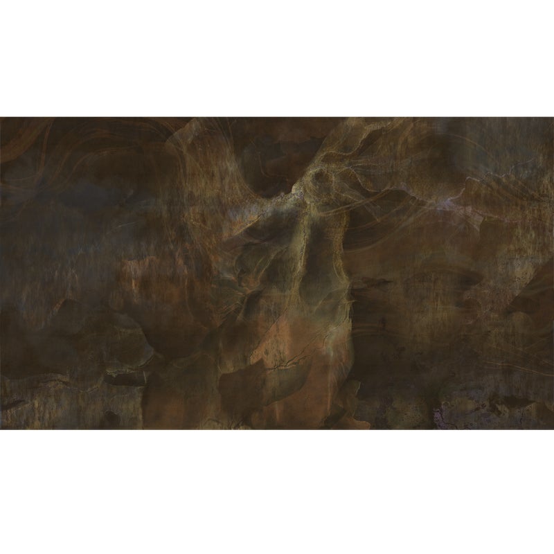 Mural Sega brązowo-złoty 500 x 280 cm struktura Art