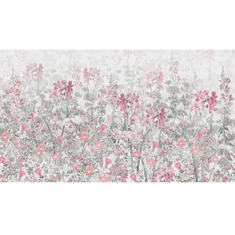 Mural Pink Herbs zioła różowe 500 x 280 cm struktura Art
