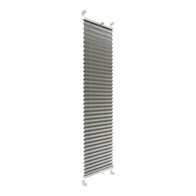 Roleta plisowana Metallic Srebrzysty 32 x 140 cm z połyskiem