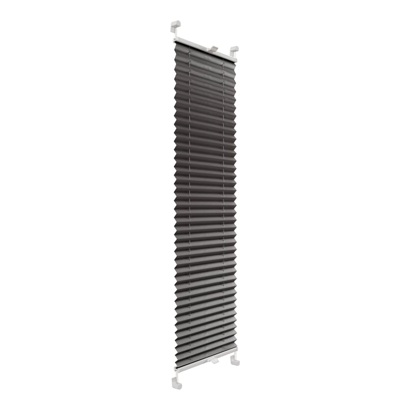 Roleta plisowana Metallic Stalowy 30 x 140 cm z połyskiem