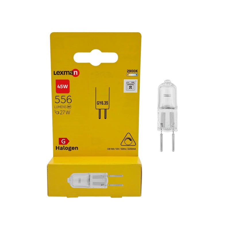 Żarówka halogenowa GY6.35 27 W 556 lm Lexman