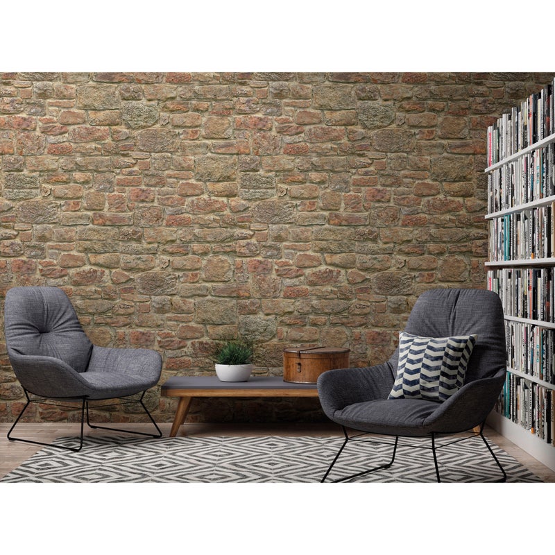 Tapeta panoramiczna The Wall Kamienny Mur 159 x 280 cm