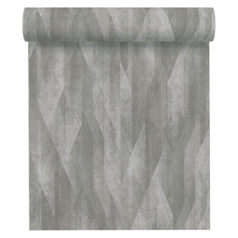 Tapeta Geometryczna Metropolitan Stories 391044 szara winylowa na flizelinie