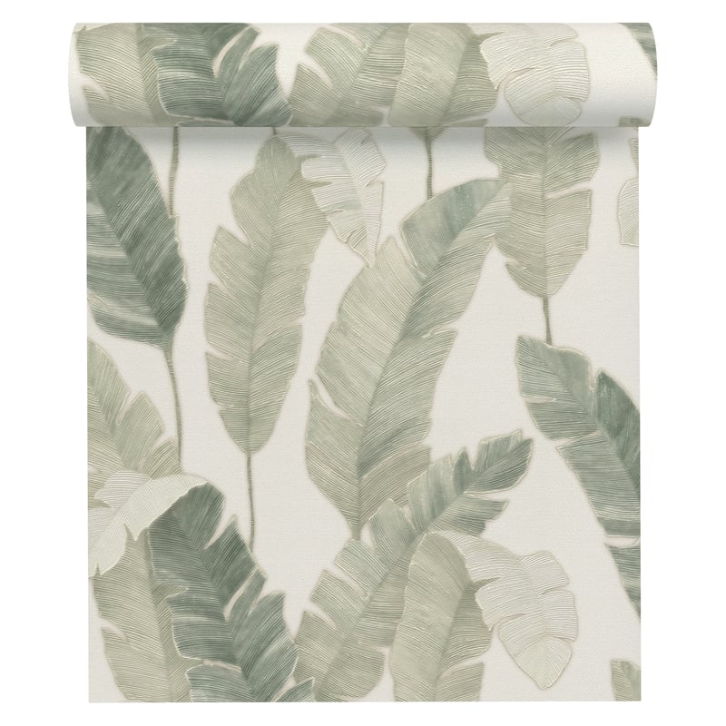 Tapeta Daktylowiec Metropolitan Stories 392184 zielona winylowa na flizelinie