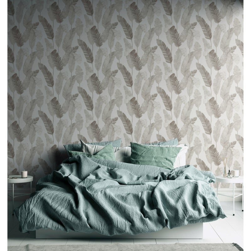 Tapeta Daktylowiec Metropolitan Stories 392185 beżowa winylowa na flizelinie