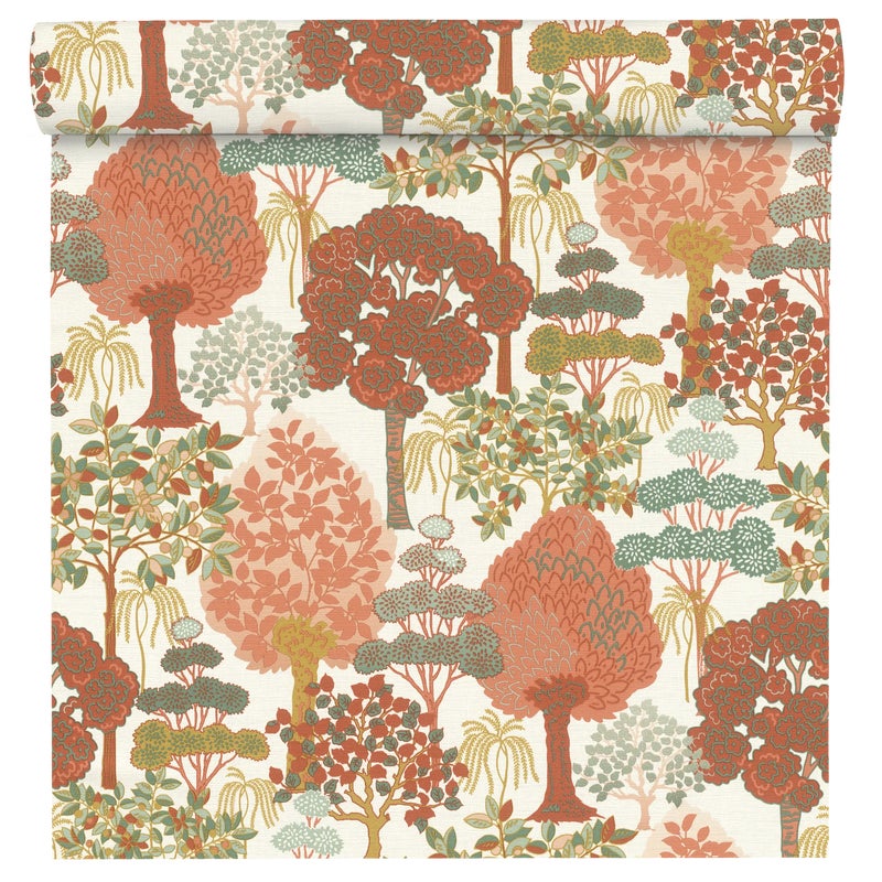 Tapeta Boho roślinna winylowa na flizelinie