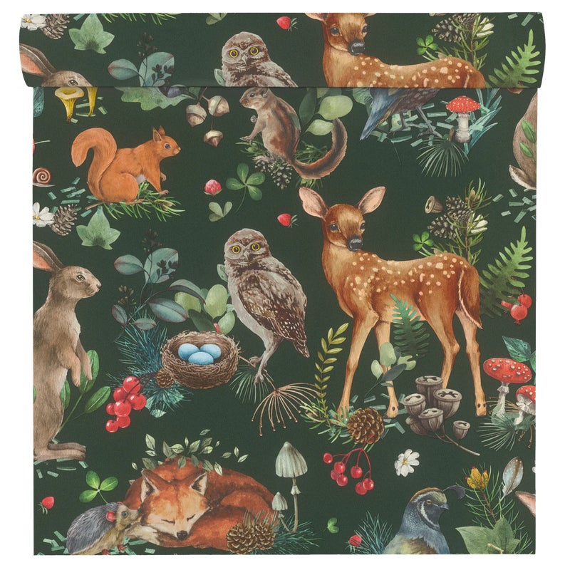 Tapeta dziecięca Leśne zwierzęta flizelinowa