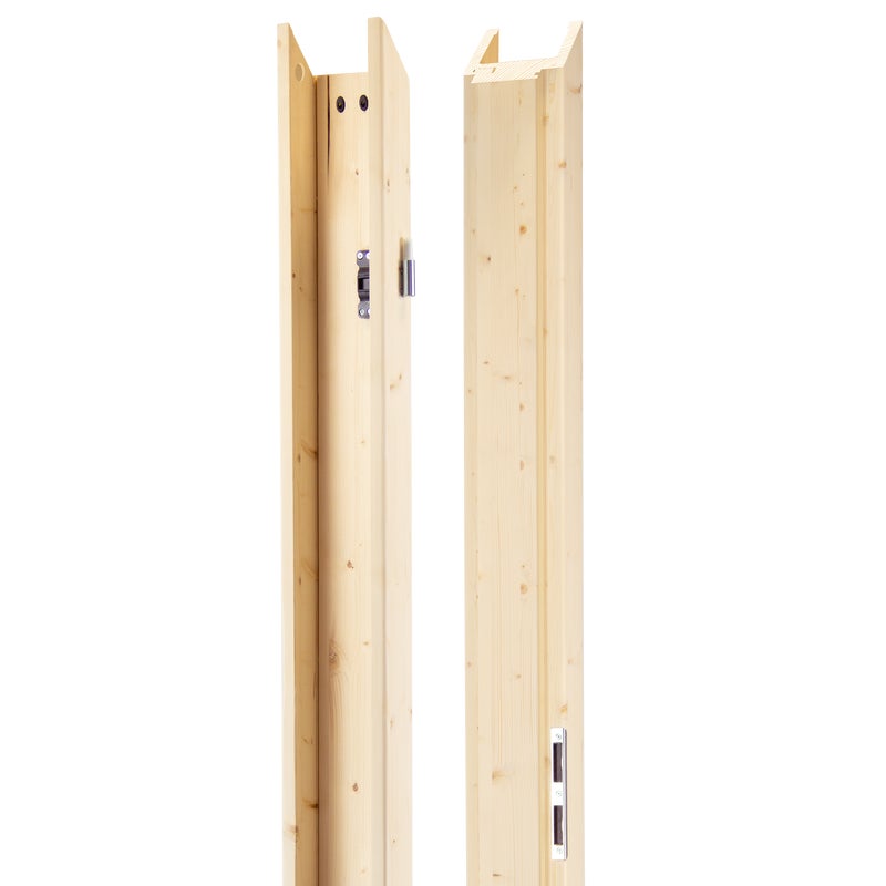 Ościeżnica regulowana kompletna świerkowa 90 lewa zakres regulacji 200-220 mm