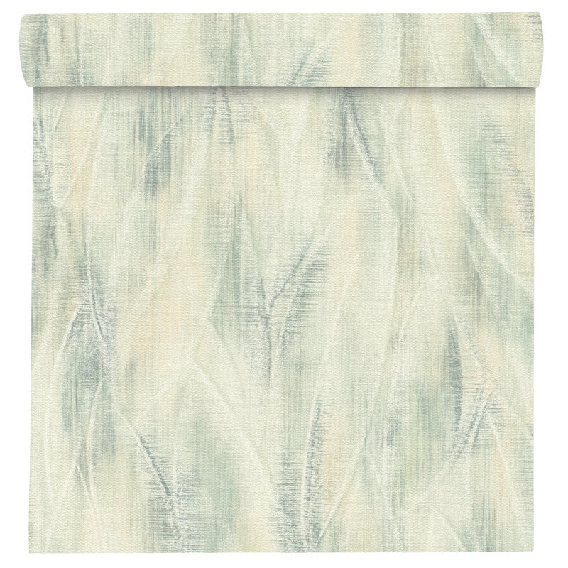 Tapeta Liście Country Charme 486230 zielona winylowa na flizelinie