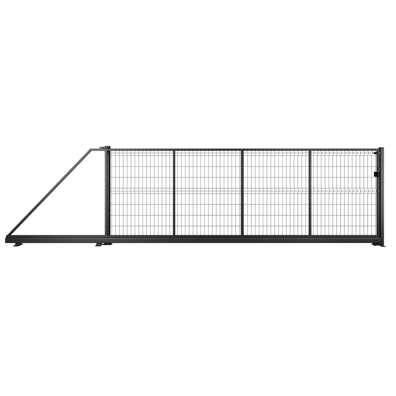 Naterial Brama przesuwna Modus 5x1.7 m lewa czarna