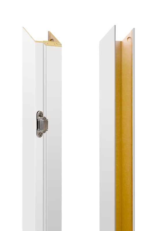 Baza lewa ościeżnicy regulowanej bezprzylgowej Mela biała zakres regulacji 195-215 mm