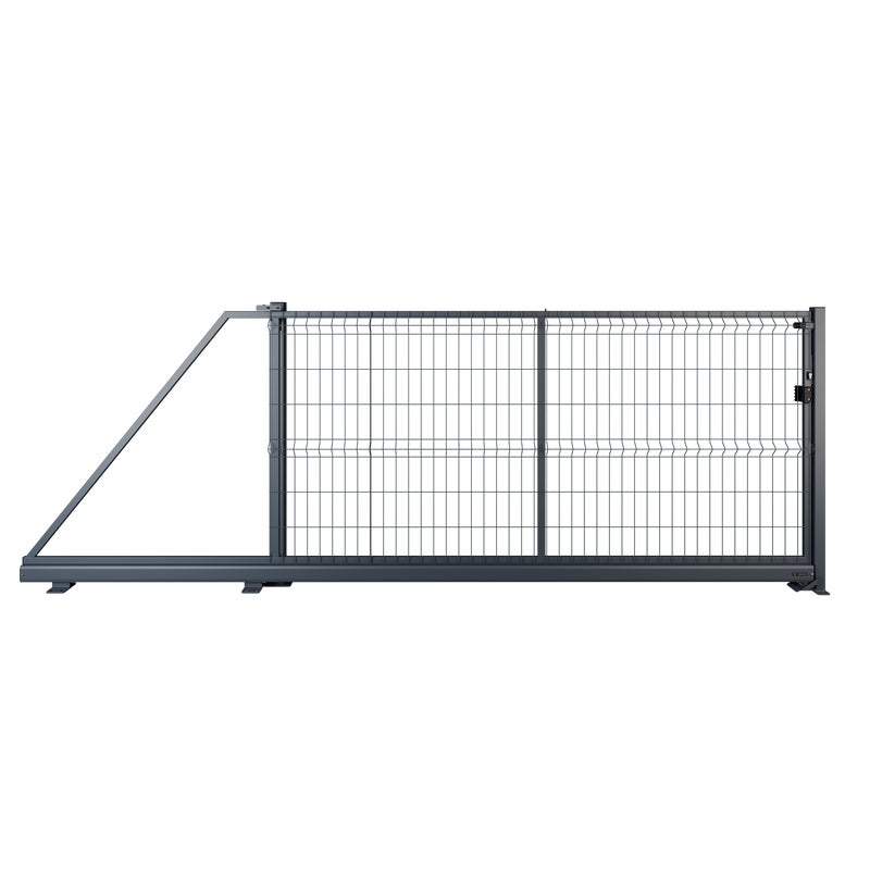 Naterial Brama przesuwna Modus 3x1.5 m lewa antracytowa