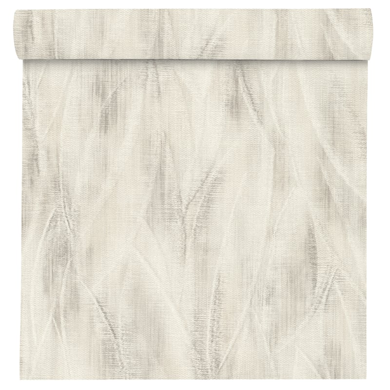 Tapeta Liście Country Charme 486254 szara winylowa na flizelinie