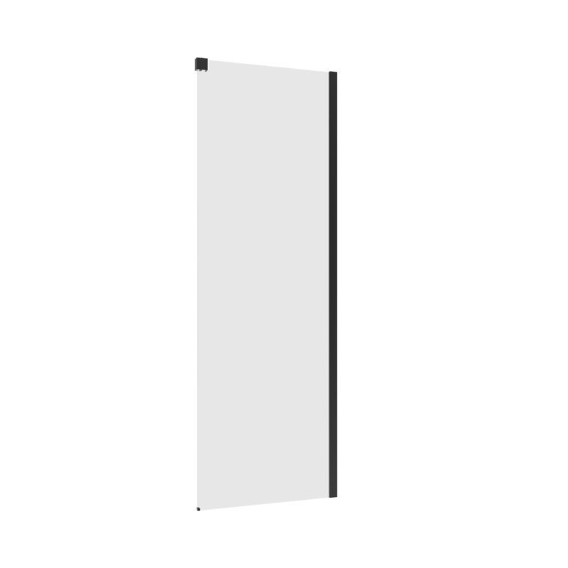 Ścianka prysznicowa do drzwi przesuwnych Neo 80 x 200 cm czarna Sensea
